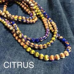 美品 CITRUS シトラス ロングネックレスのサムネイル
