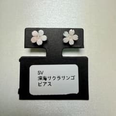 SV 深海サクラサンゴ ピアスのサムネイル