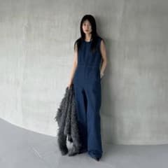 クラネ CLANE BACK OPEN DENIM ALL IN ONE - メルカリ