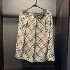 BURBERRY Blue Label チェック柄フレアスカート 38のサムネイル