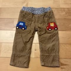 miki HOUSE 車刺繍 パンツ 80サイズのサムネイル