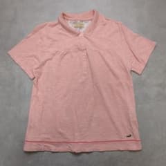 クロコダイル 半袖ポロシャツ【L】ピンク