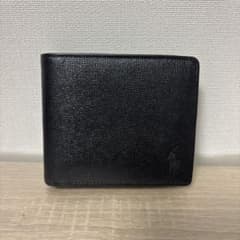 POLO RALPH LAUREN 二つ折り財布 黒のサムネイル
