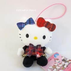 チェック ハローキティ Myハローキティマスコット 1 ぬいぐるみ タイトー限定