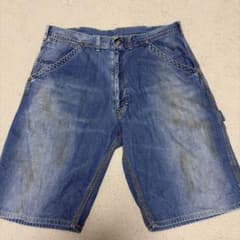 B*ッ様 アベイシングエイプ ブルー カーゴショートパンツ Lサイズ 多ポケットのサムネイル