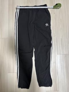 adidas トラックパンツ ジョガーパンツ ブラック L 汚れありのサムネイル