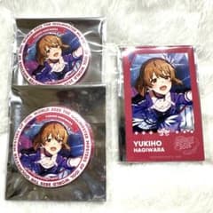 MOIW2025 アイマス AS 合同ライブ チェキ風カード 缶バッジ 萩原雪歩