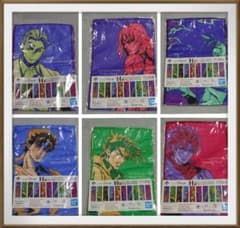 이치 반 쿠지 조조의 기묘한 모험 JOJO'S ASSEMBLE 수건 6점