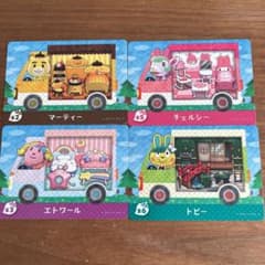 どうぶつの森 amiiboカード　サンリオ４枚のサムネイル