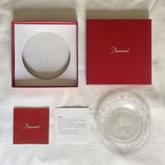 Baccarat バカラ クリスタル プレート 小皿 ガラス皿 箱付きのサムネイル