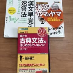 漢文・古典文法参考書セットのサムネイル