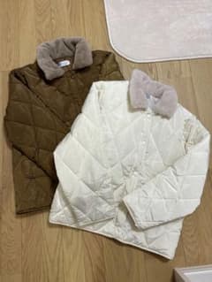 ペアルックAIZHUOXUE キルティングジャケット 2色セットのサムネイル