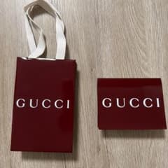 GUCCI プラスティック袋 封筒 2点セットのサムネイル