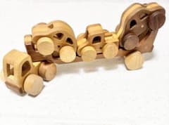 車 カーキャリア トレーラー おもちゃ 木製 国産 こども 知育玩具 インテリア