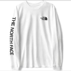 ノースフェイス ロンT 白　　THE NORTH FACE 長袖　ロンT xxlのサムネイル