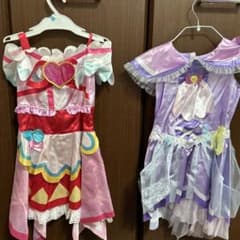 プリキュアスタイル ドレスセット ピンク 紫のサムネイル