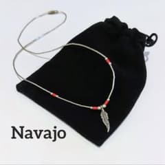 NAVAJO ナバホ族 フェザー ネックレス NATIVE INDIAN - メルカリ