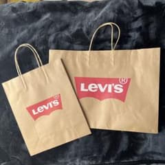 リーバイス LEVI'S ショップ袋 ショッパー 紙袋 手提げ 特大 54cm Levi's - リーバイス LEVI'S ショップ袋 ショッパー 紙袋 手提げ