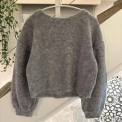15日まで1000円SALE！　LOWRYSFARMグレーニットセーターのサムネイル