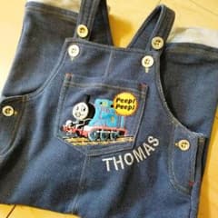 子供服90 トーマスデニム　オーバーオールのサムネイル