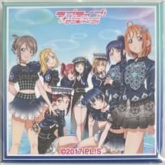[미개봉] 러브라이브! Aqours 회장 한정 가챠 스퀘어 캔 배지 3