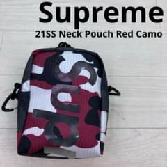 Supreme 21SS Neck Pouch Red Camo 未使用品 - メルカリ