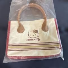 헬로 키티 스트라이프 백 토트 백
