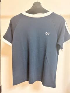 バイカラー リンガーTシャツ ネイビー×ホワイトのサムネイル