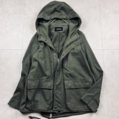 ZUCCa ズッカ ミリタリーフーデッドジャケット カーキ M 日本製 - メルカリ