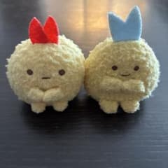 【すみっコぐらし】えびふらいのしっぽ　あじふらいのしっぽ　てのりぬいぐるみセットのサムネイル