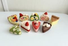 羊毛フェルト おままごと ケーキ3点セットのサムネイル