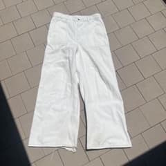 古着　ホワイトデニム　ワイドデニムパンツのサムネイル
