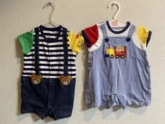 ミキハウス ベビー ロンパース 70のサムネイル