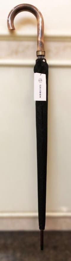 前原光榮商店 紳士用 雨傘 16本骨 ブラック　未使用