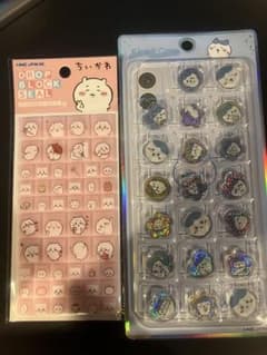 ちいかわ キラコロシール おはじきシール　タイルシール ちいかわ ハチワレ - 2