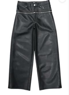 パンツ GOAR BLACK CROCO ZIPPER PANTS ド*ー様 GOAR goar.Archive Croco Zipper Pant - メルカリ