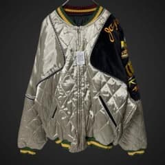 キャピタル レーヨンサテン キルティング シャムボマージャケット サイズ4 キャピタル レーヨンサテン キルティング シャムボマー