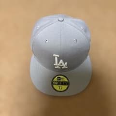 NEW ERA 59FIFTY LAキャップ 7 1/8 グレー - メルカリ
