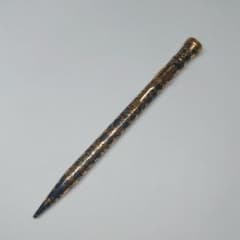 金研工房　早川式繰出鉛筆　スターリングシルバー　金散らし文様　シャープペンシル 金研工房 早川式繰出鉛筆 スターリングシルバー 金散らし文様 シャープ