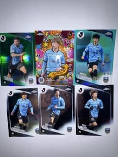 Topps Chrome J 리그 가와사키 프론탈레 카드 6장 25장 한정
