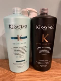 リンダ　クロノロジストシャンプー ソワンドフォルストリートメント各1L ケラスターゼクロノロジストシャンプーソワンドフォルストリートメント