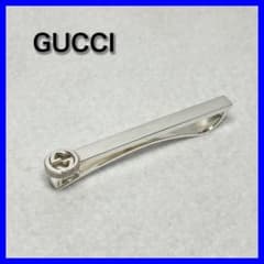 GUCCI☆ネクタイピン インターロッキング シルバー925 プレゼント 成人