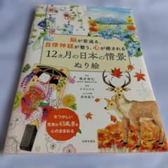脳が若返る、自律神経が整う、心が癒される12カ月の日本の情景ぬり絵のサムネイル