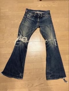 THE FLAT HEAD Lot 3006 ベルボトム デニム W30のサムネイル