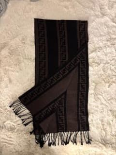 FENDI ズッカ柄 マフラー フリンジ付き