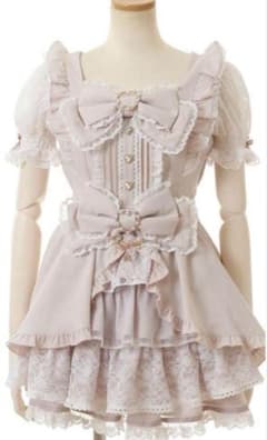 ♡LIZ LISA フロントカシュクールBIGリボンセットアップ♡のサムネイル