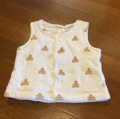 baby GAP くま柄 リバーシブル ベスト 12-18mのサムネイル