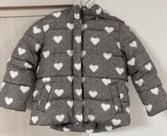 【美品】GAPハート柄 中綿 あったかダウンコート お出かけに♡ 即日発送！のサムネイル