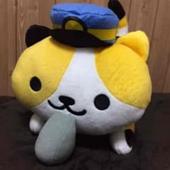 ねこあつめ 駅長さんでっかいぬいぐるみのサムネイル