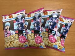 銀魂 キャラスナ スナック菓子 いちご牛乳味4個セット